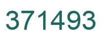 Number 371493 green image