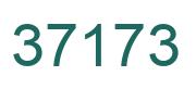 Number 37173 green image