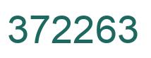 Number 372263 green image