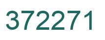 Number 372271 green image