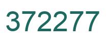 Number 372277 green image