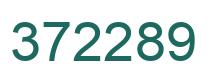 Number 372289 green image