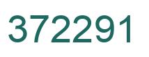 Number 372291 green image