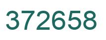 Number 372658 green image
