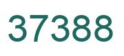 Number 37388 green image