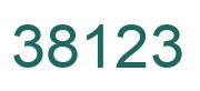Number 38123 green image