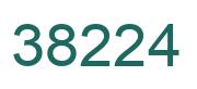 Número 38224 imagen verde
