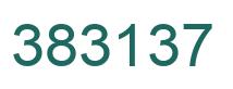 Number 383137 green image