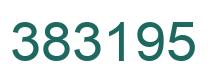 Número 383195 imagen verde