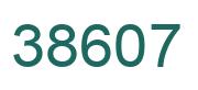Number 38607 green image