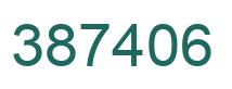 Número 387406 imagen verde