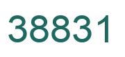 Number 38831 green image