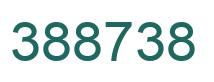 Number 388738 green image