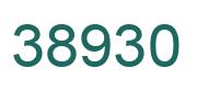 Number 38930 green image