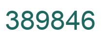 Number 389846 green image