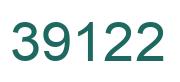 Number 39122 green image
