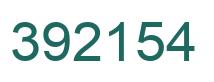 Número 392154 imagen verde