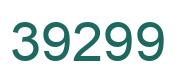 Number 39299 green image