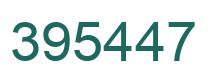 Número 395447 imagen verde
