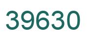 Number 39630 green image