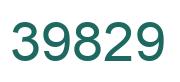 Número 39829 imagen verde