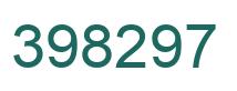 Number 398297 green image