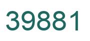 Number 39881 green image