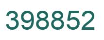 Number 398852 green image