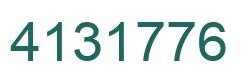 Número 4131776 imagen verde