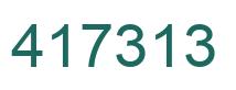 Número 417313 imagen verde