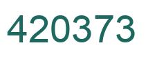 Número 420373 imagen verde