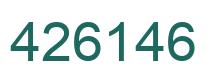 Número 426146 imagen verde