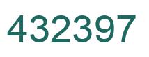 Número 432397 imagen verde