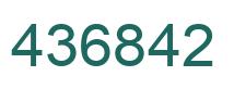 Número 436842 imagen verde