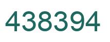 Número 438394 imagen verde