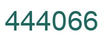 Número 444066 imagen verde