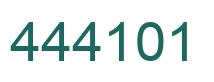 Número 444101 imagen verde