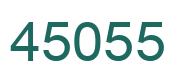 Number 45055 green image