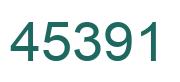 Number 45391 green image