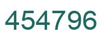 Number 454796 green image