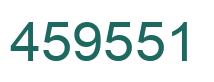Number 459551 green image