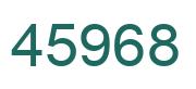 Número 45968 imagen verde