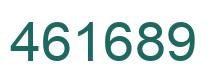 Número 461689 imagen verde