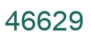 Number 46629 green image