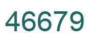 Número 46679 imagen verde