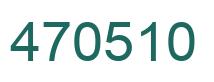 Número 470510 imagen verde