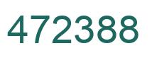 Number 472388 green image