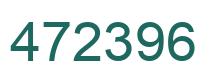 Number 472396 green image