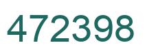 Number 472398 green image