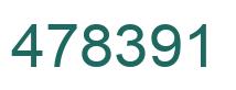 Number 478391 green image